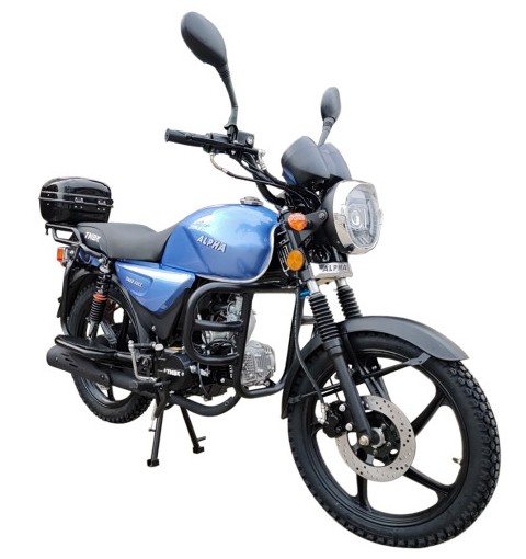 Мопед TMBK ALPHA (ТМБК Альфа) 50cc Light Blue голубой